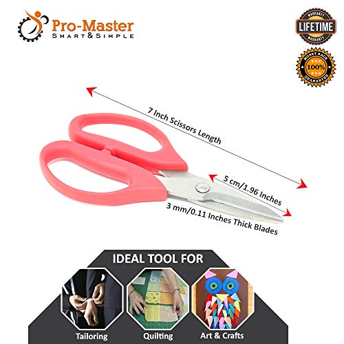 Leather Scissors. Small, Sharp Stainless Steel Durable Blades - Ef...