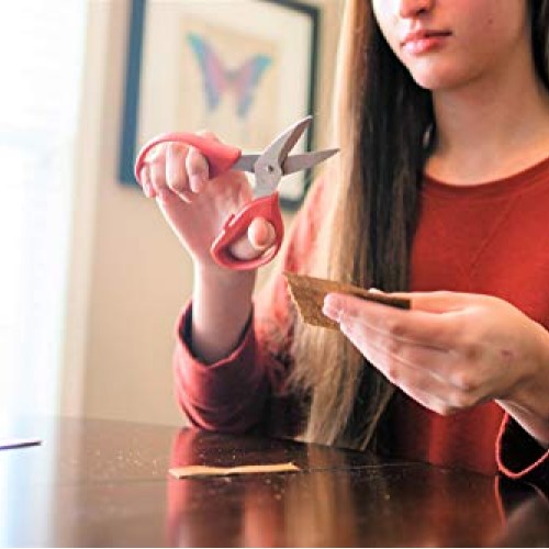 Leather Scissors. Small, Sharp Stainless Steel Durable Blades - Ef...