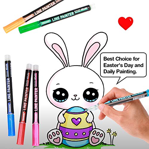 Paint Marker Pens, 12 Vibrant Colors 2021 premium Waterproof Paint...