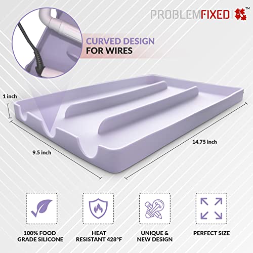 PROBLEM FIXED Flat Iron Hair Straightener Holder/Organizer | Hair ...
