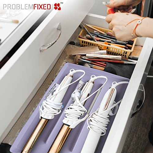 PROBLEM FIXED Flat Iron Hair Straightener Holder/Organizer | Hair ...