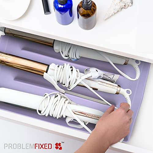 PROBLEM FIXED Flat Iron Hair Straightener Holder/Organizer | Hair ...