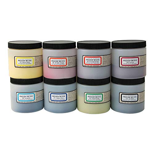 Procion PMX208S Cold Water Dye, Assortment Pack of 8
