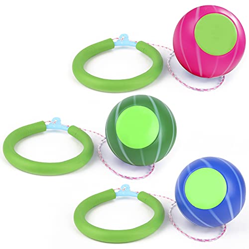 PROLOSO Skip Ball Sports Swing Balls Set Skip It Ankle Toy for Kid...