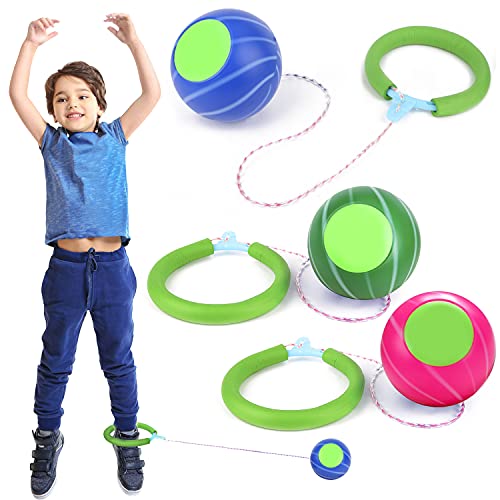 PROLOSO Skip Ball Sports Swing Balls Set Skip It Ankle Toy for Kid...