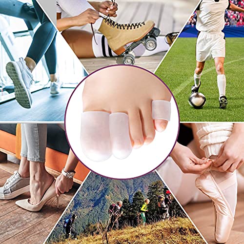 Promifun Gel Toe Protectors, 14 Packs Toe Covers, Silicone Big Toe...