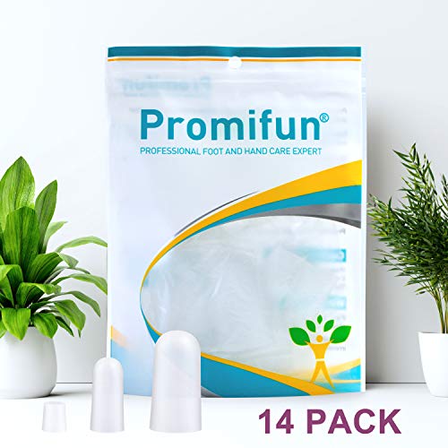 Promifun Gel Toe Protectors, 14 Packs Toe Covers, Silicone Big Toe...