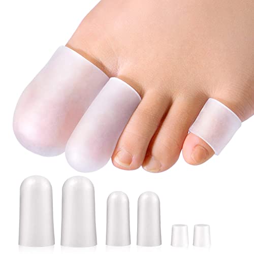 Promifun Gel Toe Protectors, 14 Packs Toe Covers, Silicone Big Toe...