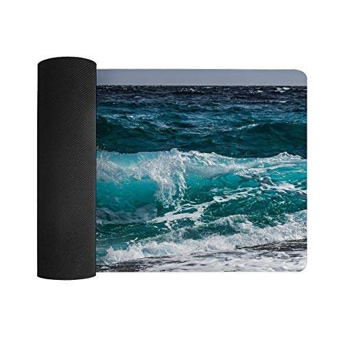 Non-Slip Insulation Table Mat Wave Water Surf Ocean Sea Spray Wind...