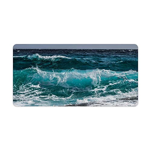Non-Slip Insulation Table Mat Wave Water Surf Ocean Sea Spray Wind...