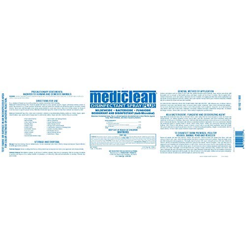 ProRestore 221521000 Mediclean Disinfectant Spray Plus, Profession...
