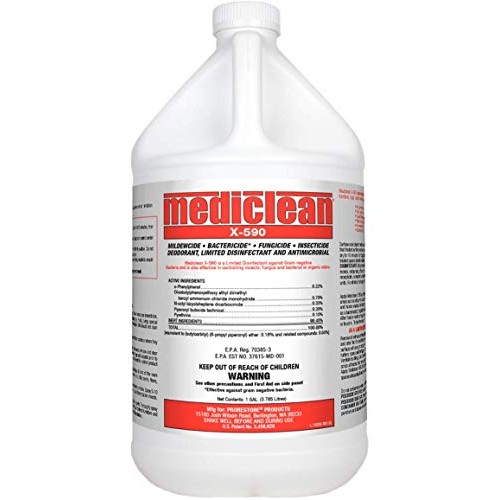 PRORESTORE Mediclean X-590 Mildewcide, Bactericide, Fungicide, Ins...