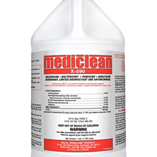 PRORESTORE Mediclean X-590 Mildewcide, Bactericide, Fungicide, Ins...