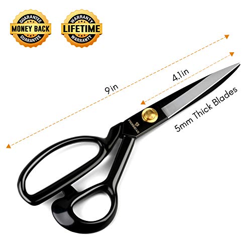 Fabric Scissors Professional 10 inch Heavy Duty Scissors for Leath...