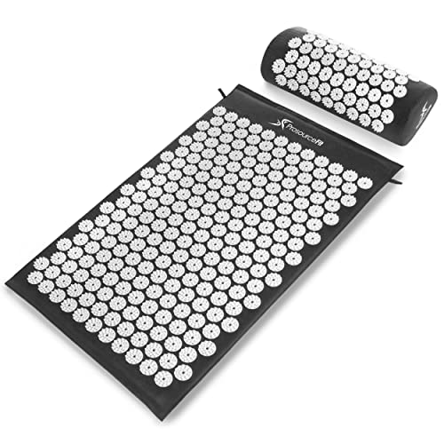 ProsourceFit Acupressure Mat and Pillow Set for Back/Neck Pain Rel...