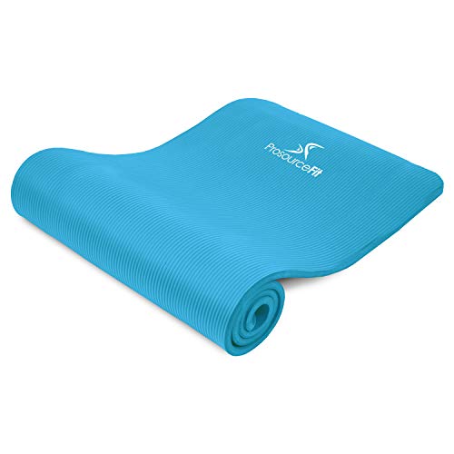 ProsourceFit Extra Thick Yoga and Pilates Mat ½” 13mm, 71-inch L...