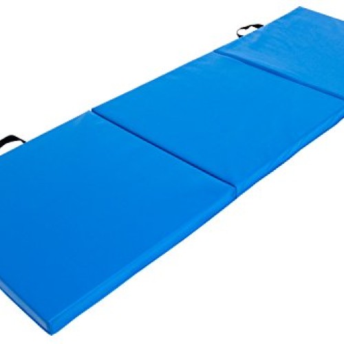 ProsourceFit Tri-Fold Folding Exercise Mat - Black