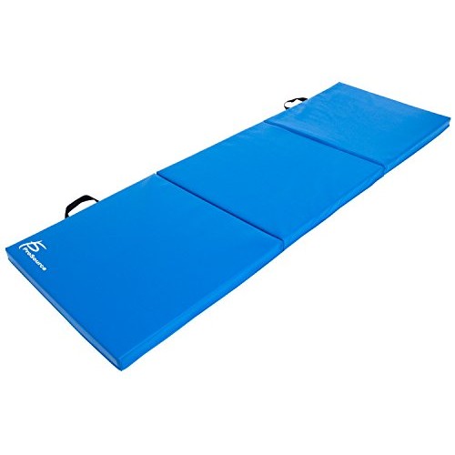 ProsourceFit Tri-Fold Folding Exercise Mat - Black