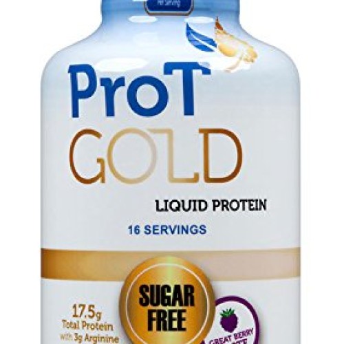 ProT GOLD - Berry Sugar Free Liquid Protein Shot - 16 1oz Anti Agi...