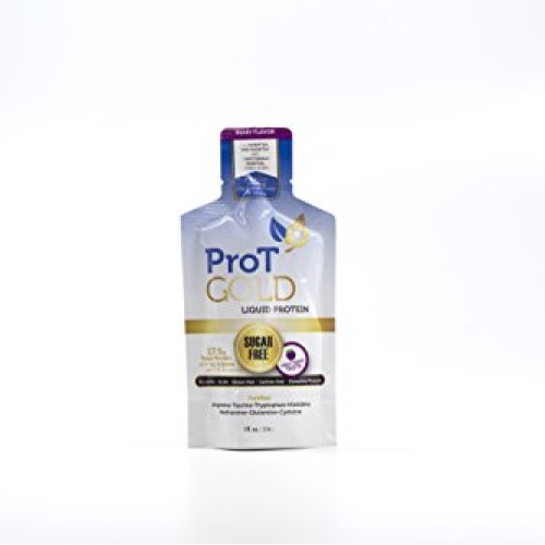ProT GOLD - Berry Sugar Free Liquid Protein Shot - 24PK 1oz Anti A...