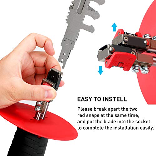 PROXRACER Hedge Trimmers 2-in-1 22inch 1400RPM Light Weight 3/5” C...