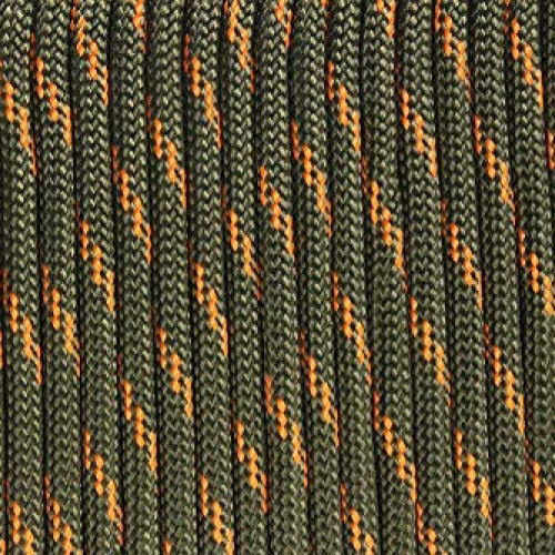 PSKOOK Survival Paracord Parachute Fire Cord Survival Ropes Red Ti...