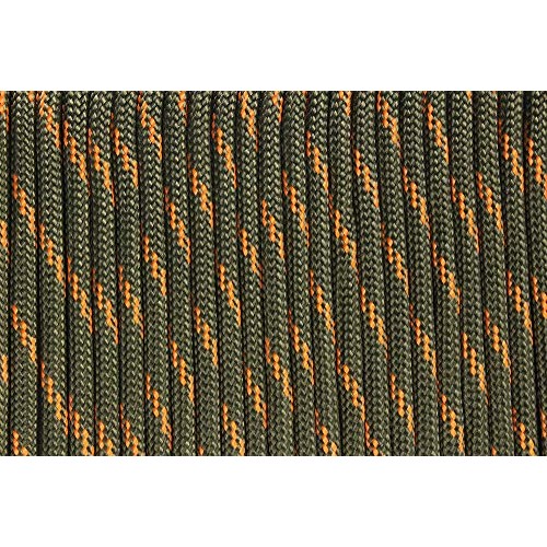 PSKOOK Survival Paracord Parachute Fire Cord Survival Ropes Red Ti...