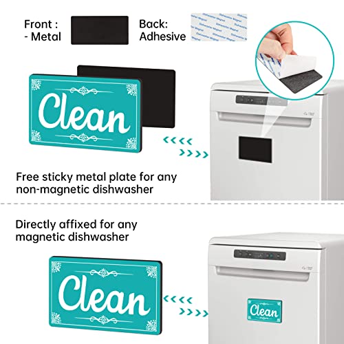 Dirty Clean Dishwasher Magnet,Dishwasher Magnet Clean Dirty Sign M...