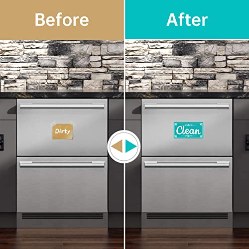 Dirty Clean Dishwasher Magnet,Dishwasher Magnet Clean Dirty Sign M...