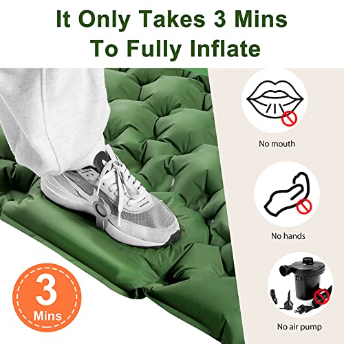 PTILOTD Double Sleeping Pad for Camping/Self Inflating Camping Mat...