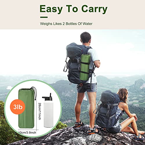 PTILOTD Double Sleeping Pad for Camping/Self Inflating Camping Mat...