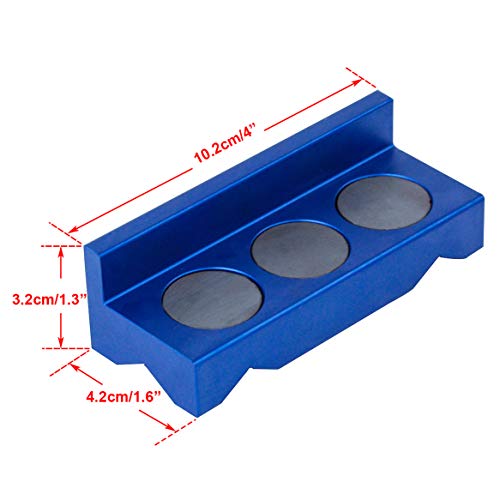 PTNHZ Aluminum 4 Vise Jaw Protective Inserts for Wide Array of Vi...