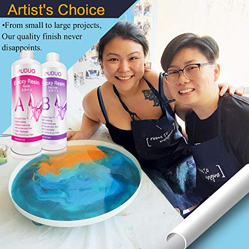 Epoxy-Resin-Crystal-Clear-Kit for Art, Jewelry, Crafts，Coating- 1...
