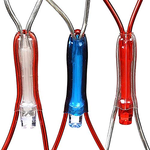 PUHONG American Flag 420 LED String Lights Super Bright LEDs, Outd...