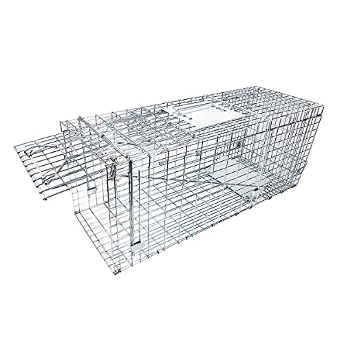 Large Collapsible Humane Live Animal Cage Trap No-Kill Trapping Ki...