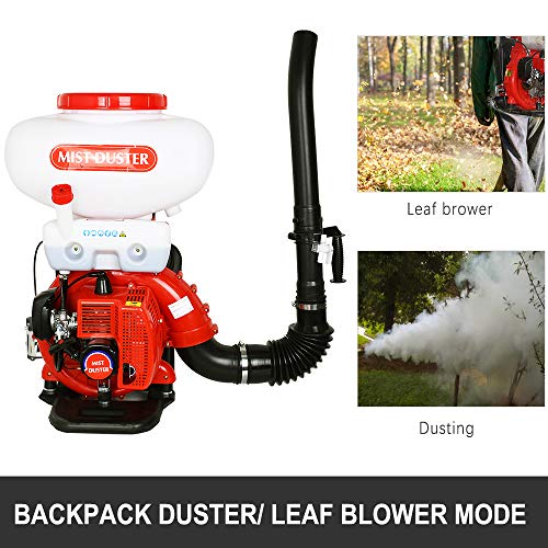 Pumplus 5.5 Gallon Gas Powered Sprayer Backpack Fogger Blower Dust...
