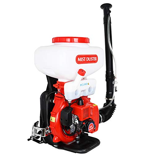 Pumplus 5.5 Gallon Gas Powered Sprayer Backpack Fogger Blower Dust...
