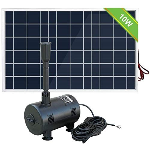 Pumplus Solar Powered Fountain Pump, New Upgraded Mini Solar Power...