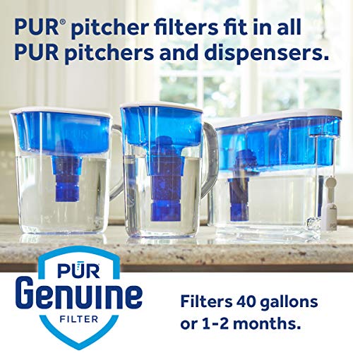 PUR Faster Basic Water Pitcher Replacement Filter Pack of 2