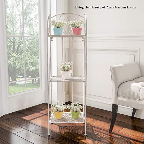 Pure Garden 50-LG1163 Plant Stand – 3-Tier Vertical Shelf Indoor o...