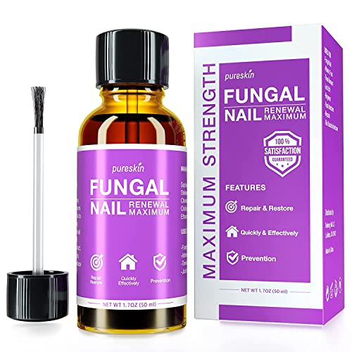 Pureskin Toenail Renewal - Maximum Strength Nail Repair Liquid, To...
