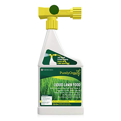 Purely Organic Products Liquid Lawn Food, Concentrated Hose End Sp...