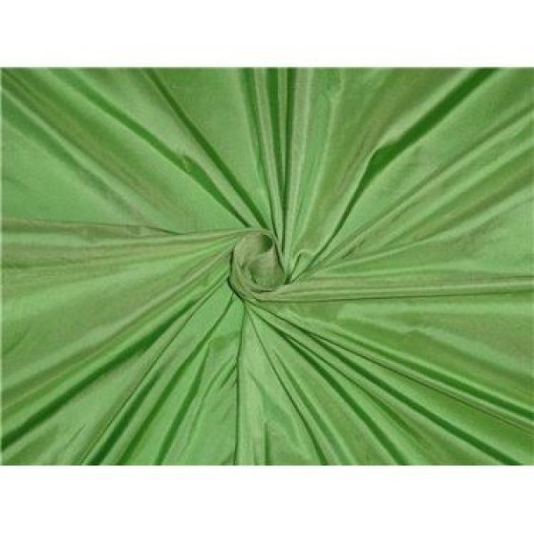 100% Pure Silk Taffeta Fabric Apple Green Color 54 TAF274 by The ...