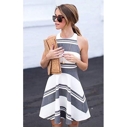 100% Pure Silk Taffeta Fabric Blueish Grey & Cream Stripes Color T...