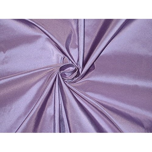 100% Pure SILK TAFFETA FABRIC Lilac Color TAF402
