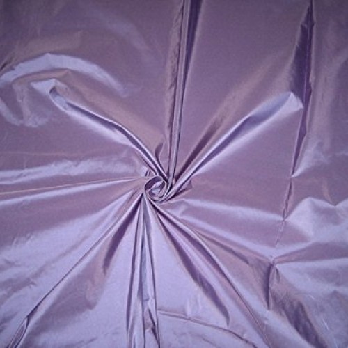 100% Pure SILK TAFFETA FABRIC Lilac Color TAF402