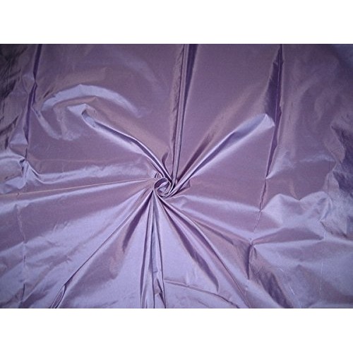 100% Pure SILK TAFFETA FABRIC Lilac Color TAF402