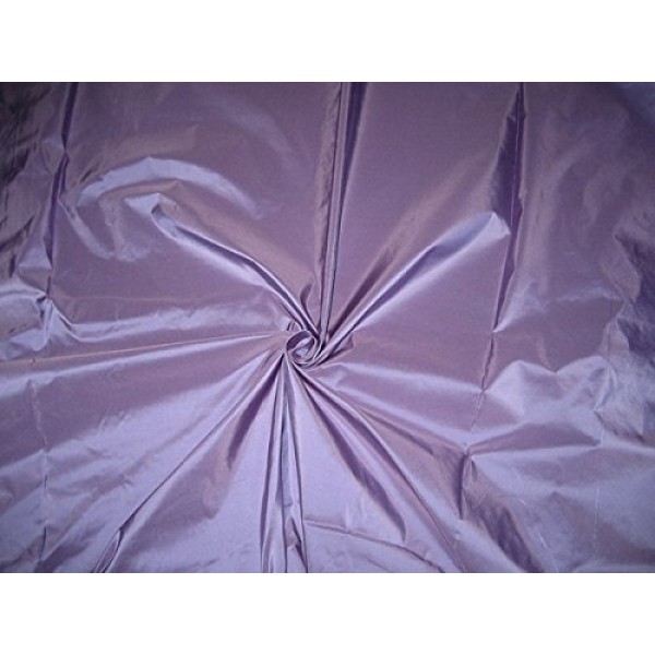 100% Pure SILK TAFFETA FABRIC Lilac Color TAF402