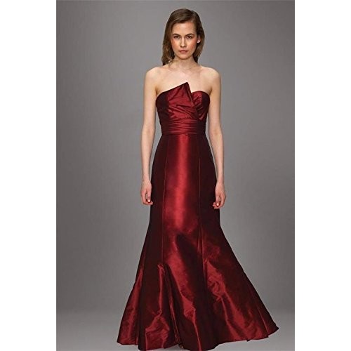 100% pure silk taffeta fabric red wine 54 inch wide-40 mm weight H...