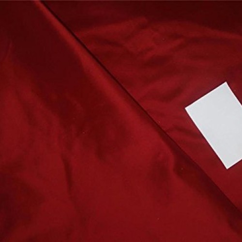 100% pure silk taffeta fabric red wine 54 inch wide-40 mm weight H...
